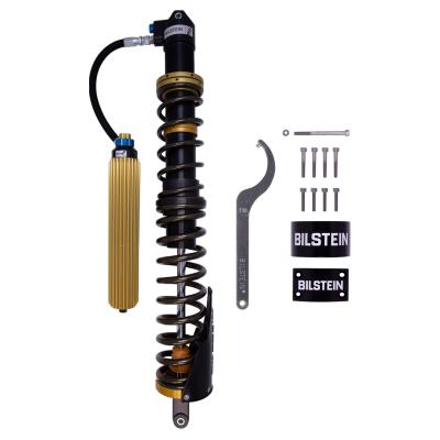 Suspension Shock Absorber and Coil Spring Assembly Monotube Rear Right Can-Am Maverick X3 Max RS Turbo R Type III Hard Anodized Black Hawk Powersports Bilstein