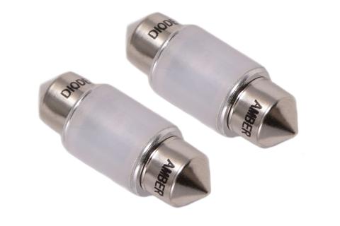 31mm HP6 LED Amber (pair)