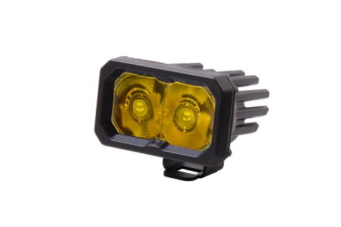 Stage Series 2 Inch LED Pod, Sport Yellow Spot Standard ABL Each