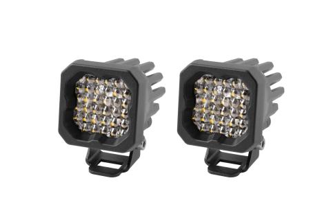 Stage Series C1 LED Pod Sport White Flood Standard RBL Pair Diode Dynamics