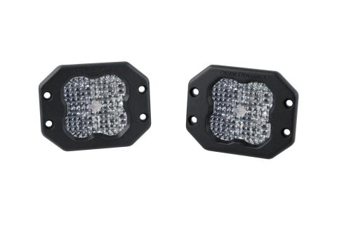 SS3 Sport RBL White Flood Flush Pair Diode Dynamics