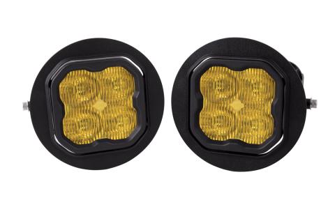 SS3 LED Fog Light Kit for 1996-2006 Dodge Viper Yellow SAE Fog Pro w/ Backlight Diode Dynamics