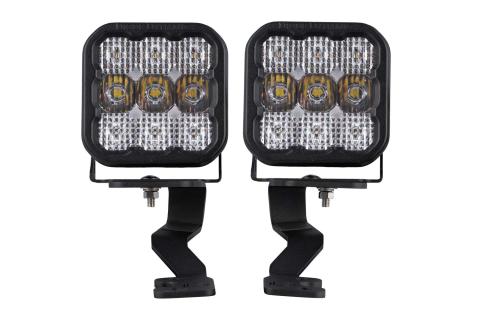 Stage Series Ditch Light Kit for 2022 Toyota Tundra SS5 Pro Diode Dymanics White Combo Diode Dymanics