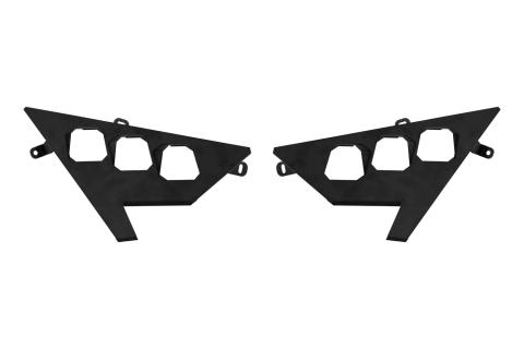 20-Present Polaris RZR C1 Headlight Mounting Bracket Kit (Pair) Diode Dynamics