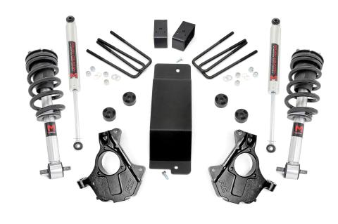 3.5 Inch Lift Kit Alu/Stamp Steel LCA M1 Strut Silverado/Sierra 1500 (14-18 & Classic) Rough Country