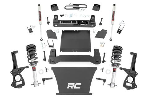 6 Inch Lift Kit Mono Leaf Rear M1 Struts/M1 Chevy Silverado 1500 (22-24) Rough Country