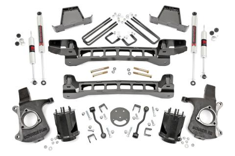 6 Inch Lift Kit M1 Shocks Silverado/Sierra 1500 2WD (99-06 & Classic) Rough Country