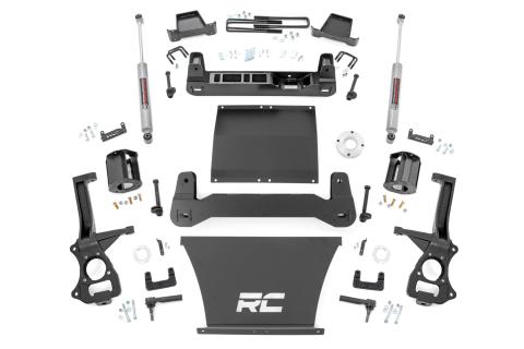 6 Inch Lift Kit Chevy Silverado 1500 2WD (2019-2024) Rough Country
