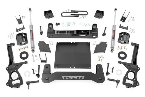 6 Inch Lift Kit Mono Leaf Rear Diesel GMC Sierra 1500 2WD/4WD (19-24) Rough Country