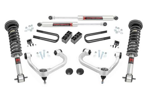 3 Inch Lift Kit Forged UCA M1/M1 Ford F-150 4WD (2021-2026) Rough Country