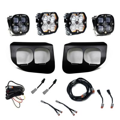 Squadron 2.0 Pro/Squadron Sae Dual Fog Pocket Light Kit Ford 2020-22 F-250/350 Super Duty Clear Toggle Baja Designs