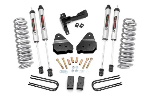 3 Inch Lift Kit V2 Front Gas Coils Ford F-250 Super Duty 4WD (17-22) Rough Country