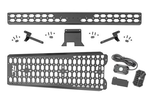 Molle Mounting Panel w/ LED Dome Light Overhead Ford Bronco 4WD (21-25) Rough Country