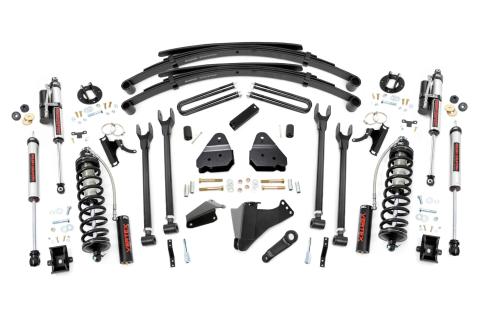 6 Inch Lift Kit Diesel 4 Link RR Spring C/O Vertex Ford F-250/F-350 Super Duty (05-07) Rough Country