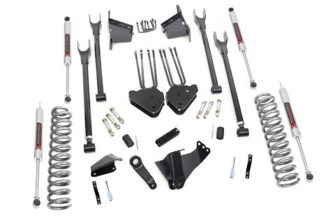 8 Inch Lift Kit 4 Link RR Blocks M1 Ford F-250/F-350 Super Duty (05-07) Rough Country