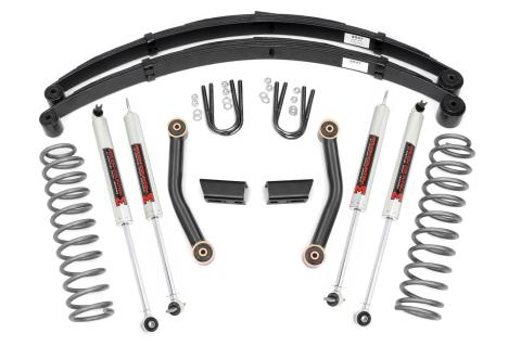 3 Inch Lift Kit Series II RR Springs M1 Jeep Cherokee XJ (84-01) Rough Country
