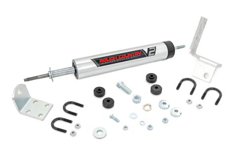 V2 Steering Stabilizer 0-3 Inch Lift Chevy/GMC Sierra 1500/Silverado 1500/Tahoe/Yukon (92-06) Rough Country