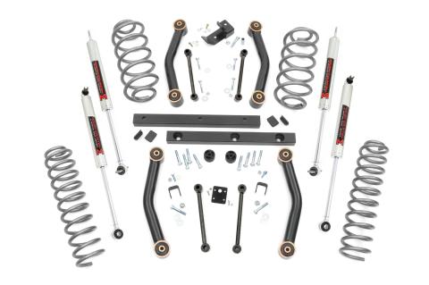 4 Inch Lift Kit M1 Jeep Wrangler TJ 4WD (1997-2002) Rough Country