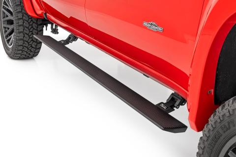 Power Running Boards Dual Electric Motor Crew Cab Silverado/Sierra 1500/2500HD/3500HD 2WD/4WD Rough Country