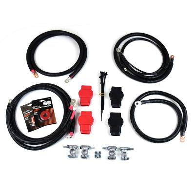 HD Replacement Battery Cable Set 07.5-10 Chevrolet Silverado/GMC Sierra 2500 HD/3500 HD XDP Xtreme Diesel Performance