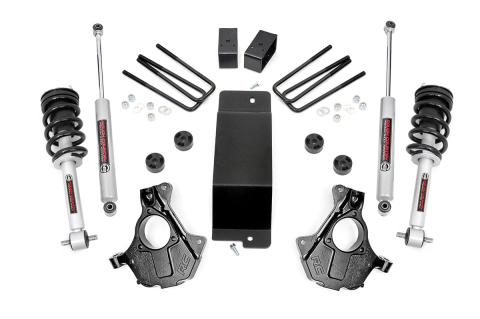 3.5 Inch Suspension Lift Knuckle Kit w/Struts 14-18 Silverado/Sierra 1500 4WD Cast Steel Rough Country
