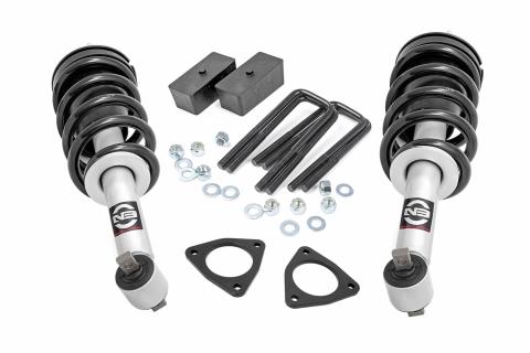 2.5 Inch Leveling Lift Kit w/N3 Loaded Struts 07-16 Silverado/Sierra 1500 Cast Steel & Cast Aluminum Rough Country