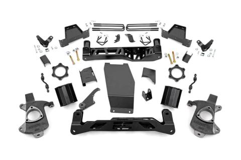 6 Inch GMC Suspension Lift Kit 14-18 Sierra 1500 Denal 4WD w/MagneRide Aluminum & Stamped Steel Rough Country