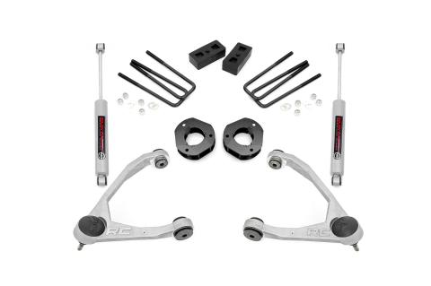 3.5 Inch Suspension Lift Kit 07-16 Silverado/Sierra 1500 2WD Rough Country