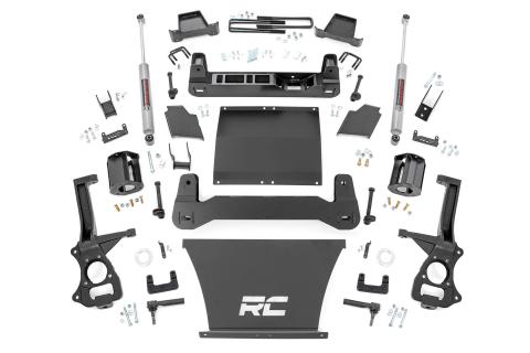 6 Inch Suspension Lift Kit Strut Spacers 19-20 Silverado 1500 4WD/2WD Rough Country