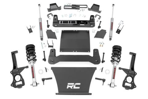 6 Inch Suspension Lift Kit Lifted Struts 19-20 Silverado 1500 4WD/2WD Rough Country