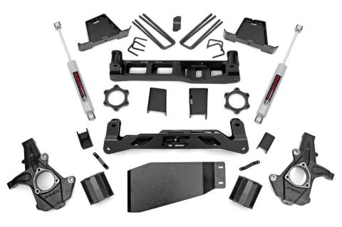 6 Inch Suspension Lift Kit N3 07-13 Silverado/Sierra 1500 Rough Country