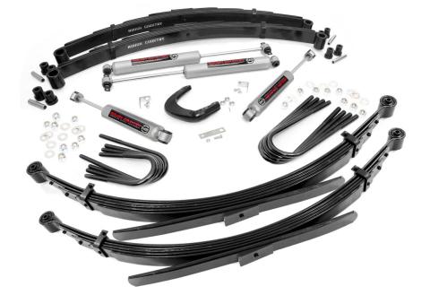 4 Inch Suspension Lift System 88-91 3/4-Ton Suburban 4WD 56 Inch Rear Springs Rough Country