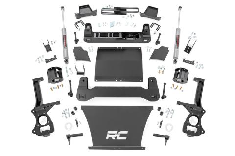 4 Inch Suspension Lift Kit Strut Spacers 19-20 Silverado/Sierra 1500 Trailboss/AT4 4WD Rough Country
