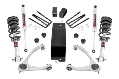 3.5 Inch Lift Kit UCA M1 Struts Silverado/Sierra 1500 (07-13) Rough Country