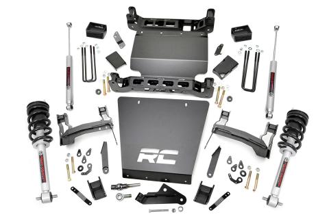 5 Inch Suspension Lift Kit w/N3 Shocks & Struts 14-18 Silverado/Sierra 1500 4WD Rough Country