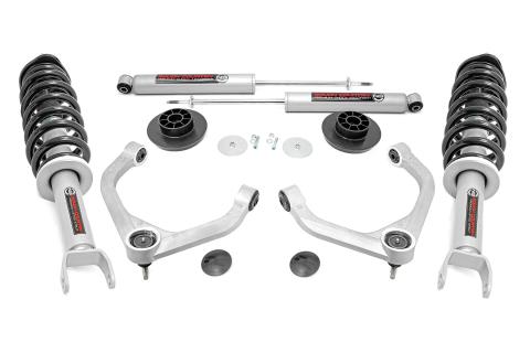 3.5 Inch Ram Bolt-On Lift Kit w/ N3 Struts and Rear N3 Shocks 19-Up Ram 1500 4WD) Rough Country