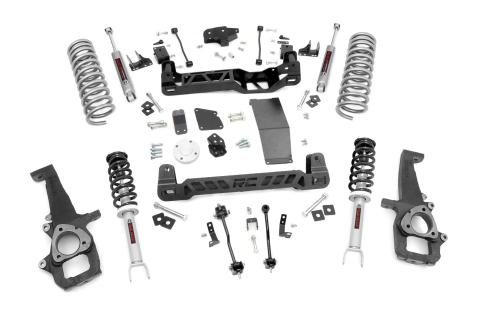 6 Inch Suspension Lift Kit N3 Struts & N3 Shocks 12-Up RAM 1500 4WD Rough Country