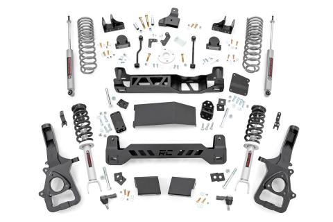 6 Inch RAM Suspension Lift Kit w/Loaded Struts & N3 Shocks 19-Up RAM 1500 4WD Rough Country