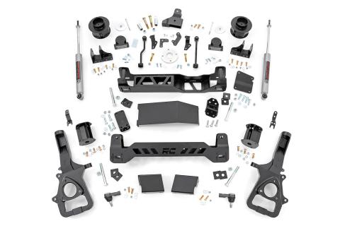 5 Inch RAM Suspension Lift Kit 19-20 RAM 1500 4WD Air Ride/22XL Wheels Rough Country