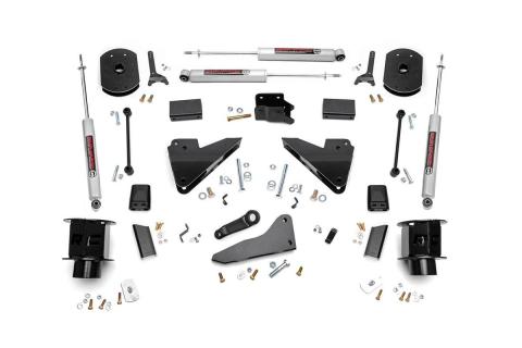 5 Inch Suspension Lift Kit Coil Spacers Radius Drops 14-18 RAM 2500 4WD Rough Country