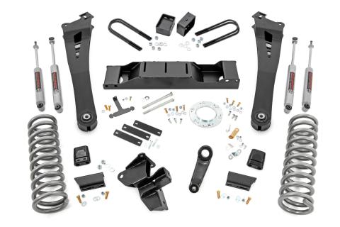 5 Inch Dodge Radius Arm Suspension Lift Kit 19-Up RAM 3500 4WD Diesel, Dual Rear Wheels Rough Country