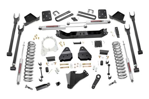 6 Inch Ford 4-Link Suspension Lift Kit 17-19 F-250/350 4WD Diesel 4 Inch Axle w/o Overloads Rough Country