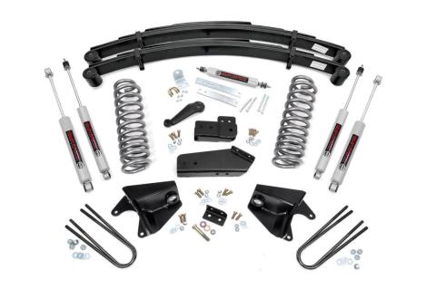 4 Inch Suspension Lift System 80-96 4WD Ford F-150 Rough Country