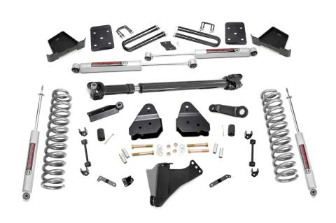 4.5 Inch Suspension Lift Kit w/Front Drive Shaft 17-19 F-250 4WD Diesel Rough Country