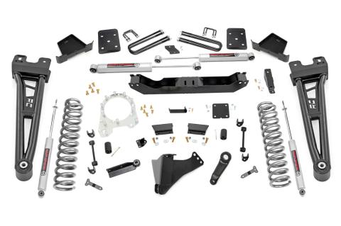 6 Inch Suspension Lift Kit w/Radius Arms 17-19 F-250/350 4WD Diesel 4 Inch Axle w/o Overloads Rough Country