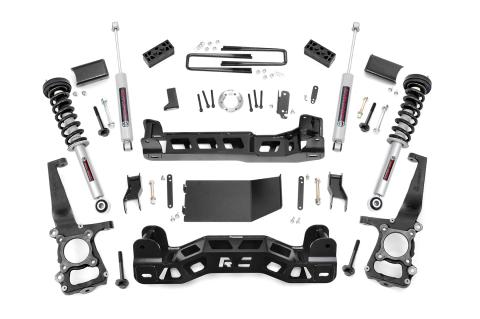 4 Inch Suspension Lift Kit Lifted N3 Struts 09-10 F-150 4WD Rough Country
