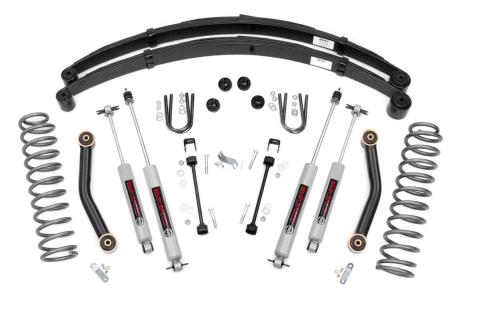 4.5 Inch Jeep Suspension Lift System 84-01 Cherokee XJ Rough Country