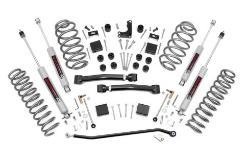 4 Inch Jeep X-Series Suspension Lift Kit 99-04 Grand Cherokee WJ 4WD Rough Country