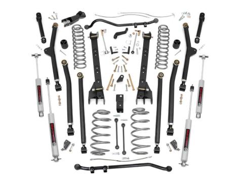 4 Inch Jeep Long Arm Suspension Lift Kit 97-06 Wrangler TJ Rough Country