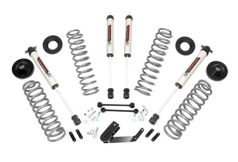3.25 Inch Jeep Suspension Lift Kit w/V2 Shocks 07-18 Wrangler JK Rough Country